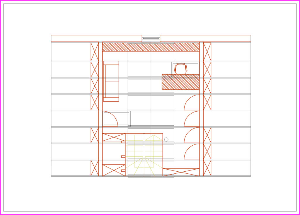 DOM NA SPRZEDAŻ RZUT POMIESZCZEŃ PODDASZE